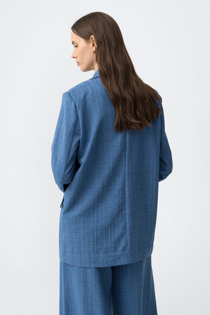 CHAQUETA TURQUESA