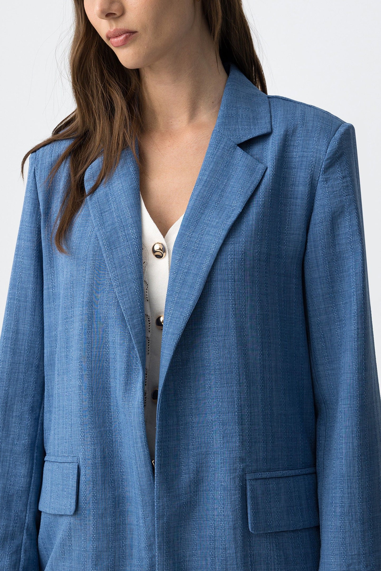 CHAQUETA TURQUESA