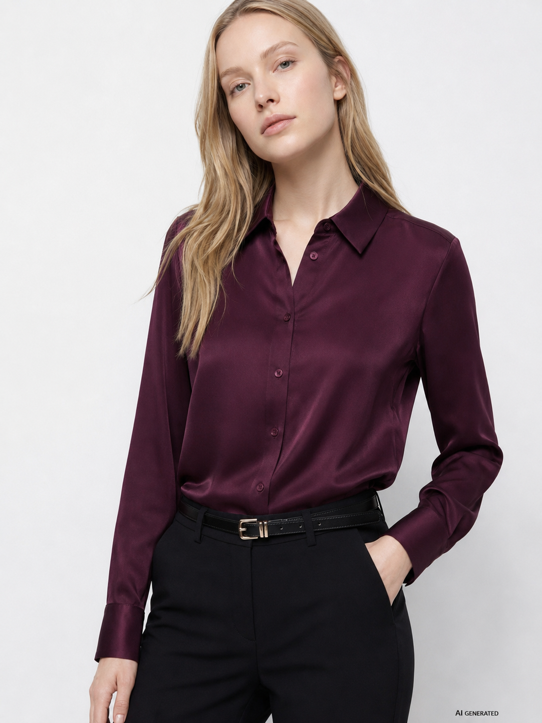 CAMISA SATÉN