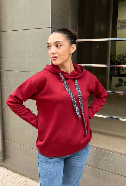 SUDADERA KENZO ROJA