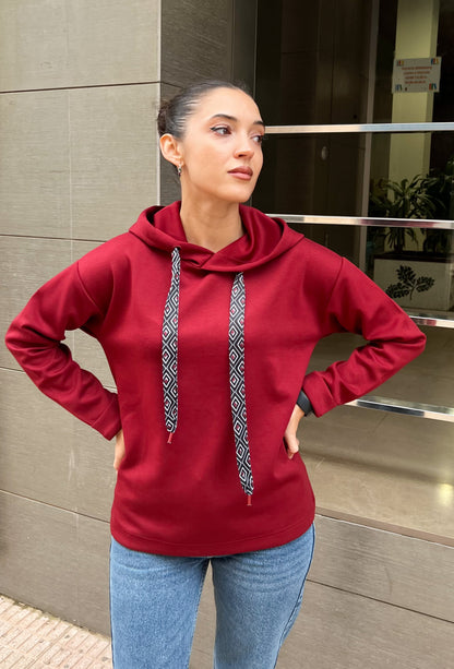 SUDADERA KENZO ROJA